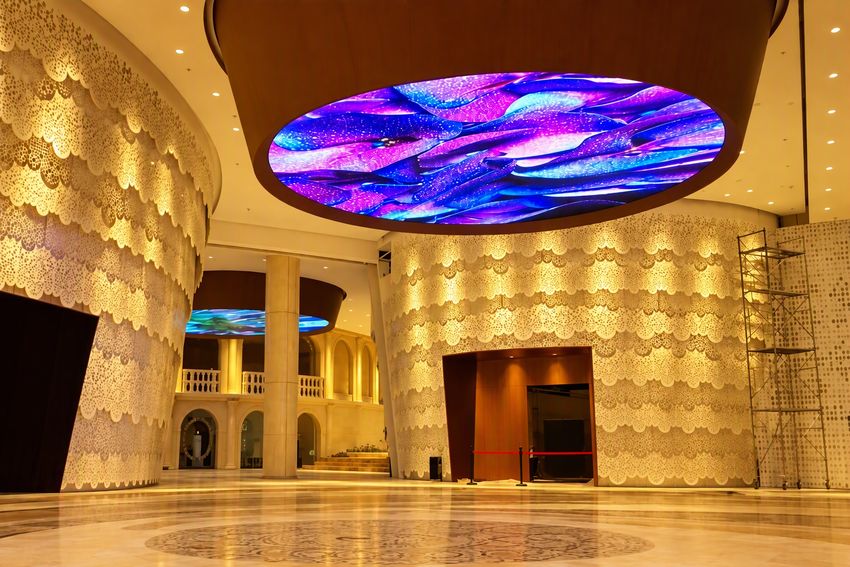 Hotel Lobby Circular Ceiling