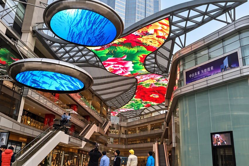 Petal Ceiling Screens