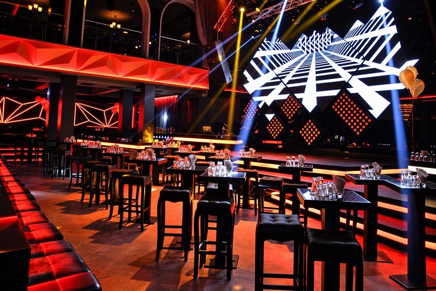 Nightclub Geometric Display